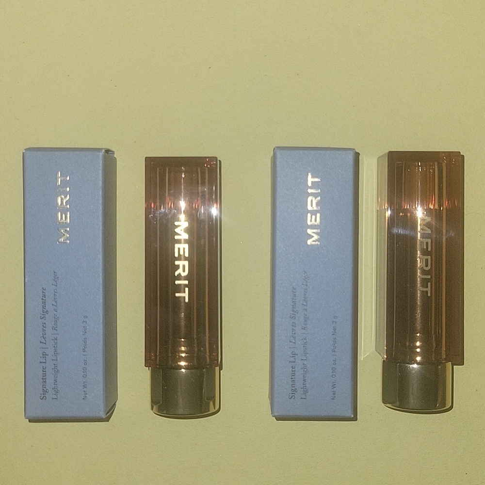 MERIT Signature Lip ×2 (Baby & Millennial)